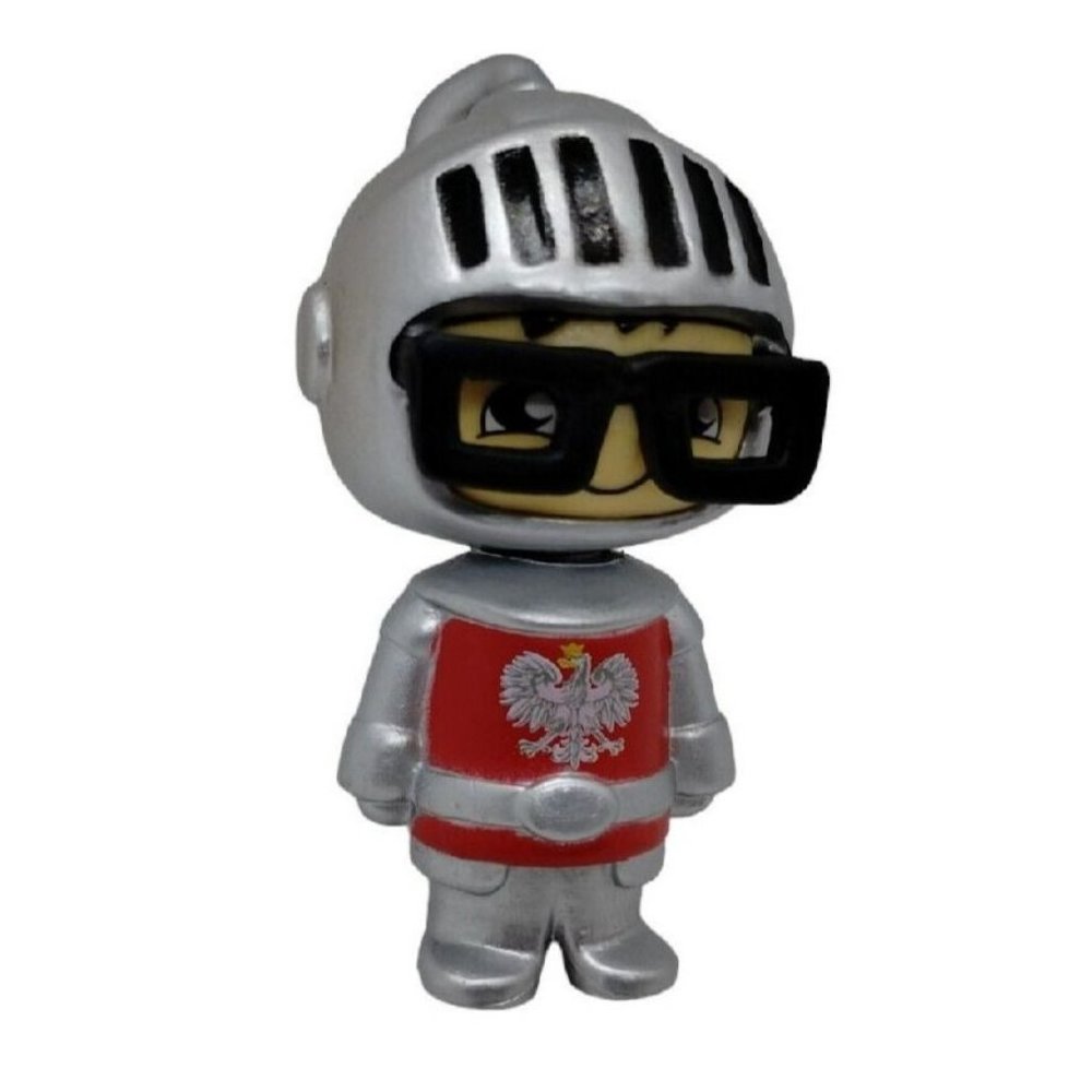 Ryans World Tour Red Knight Silver Armor Mystery Micro Mini Toy 2.5 in Figurine